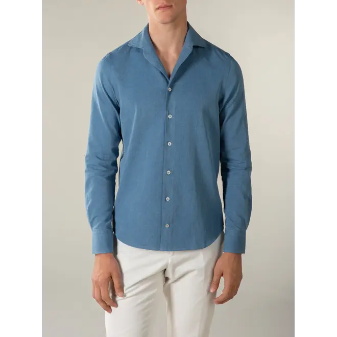 Mid Blue Denim Shirt Aurélien