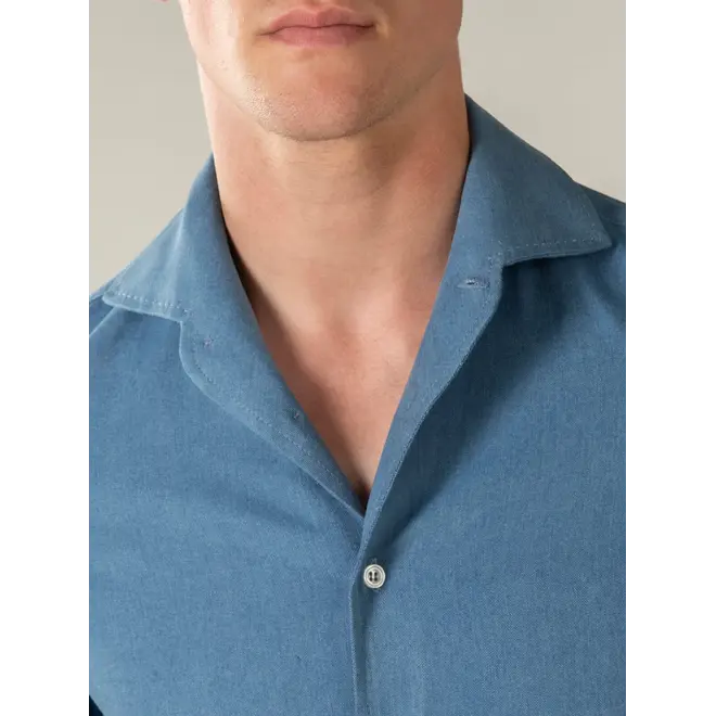 Mid Blue Denim Shirt Aurélien