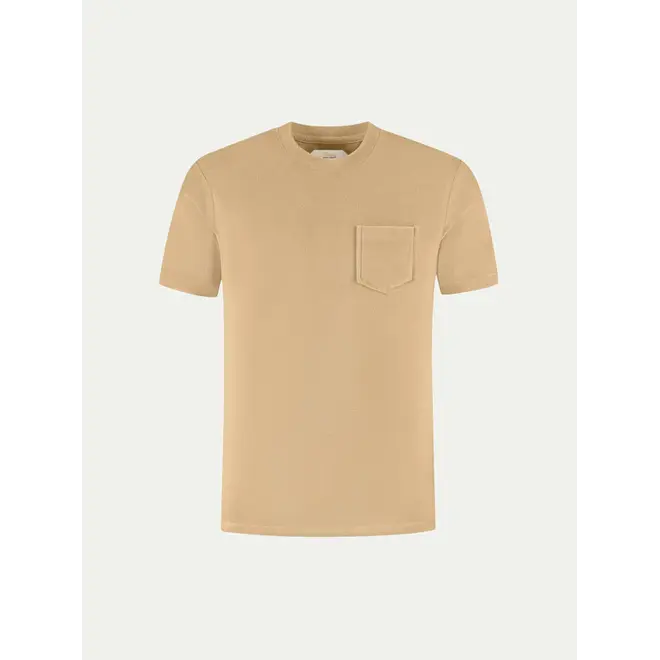 T-Shirt Terry Towelling Beige Aurélien