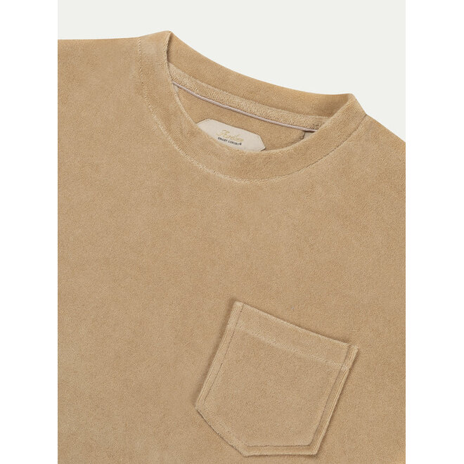 T-Shirt Terry Towelling Beige Aurélien