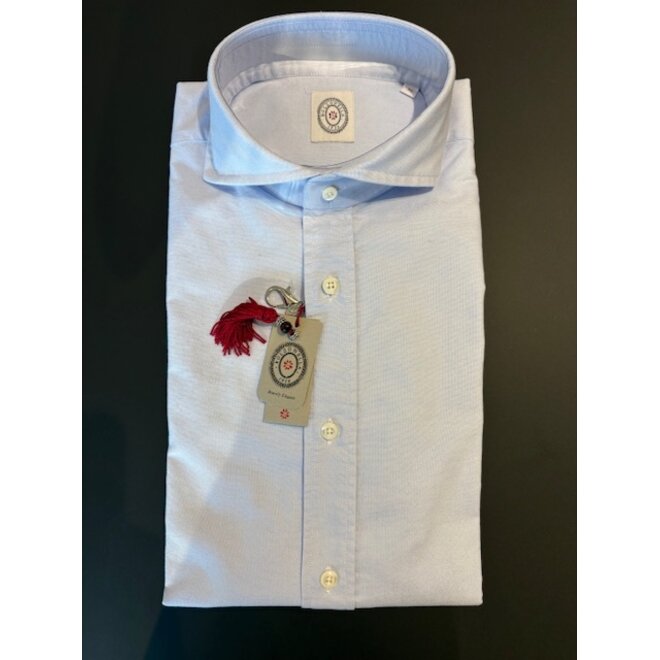 Chemise bleue claire en coton