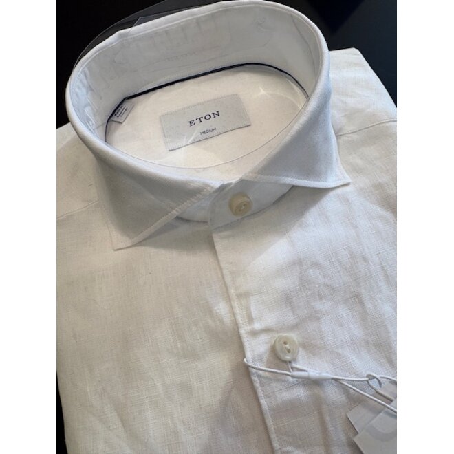 Chemise en lin blanche