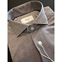 Chemise en fil d'écosse brun