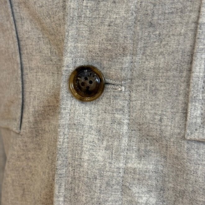 Over-Shirt Cashmere Grey Barba Napoli