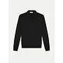 Polo manches longues black Aurélien