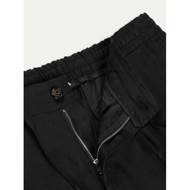 Pantalon en lin Noir Aurélien
