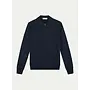 Pull Zip Navy Gaufré Aurélien (L)