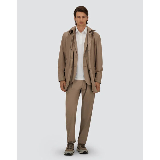 Raincoat capuche amovible Taupe HERNO