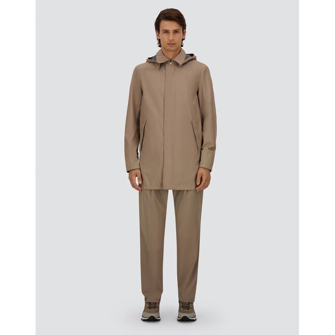 Raincoat capuche amovible Taupe HERNO