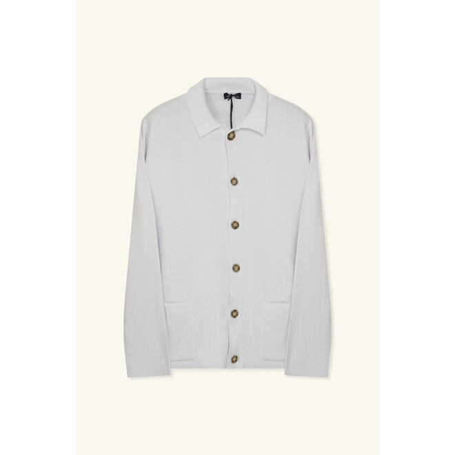 Cardigan manches longues White Barba Napoli