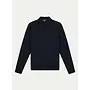 Sweater Extrafine Merino Zipper Navy Aurélien