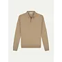 Polo Extrafine Merino Buttonless Beige Aurélien