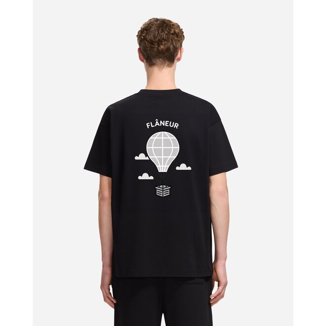 T-shirt Balloon Black Flâneur