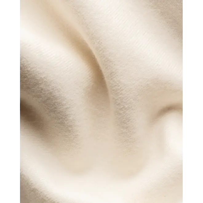 Chemise en flanelle blanc cassé ETON