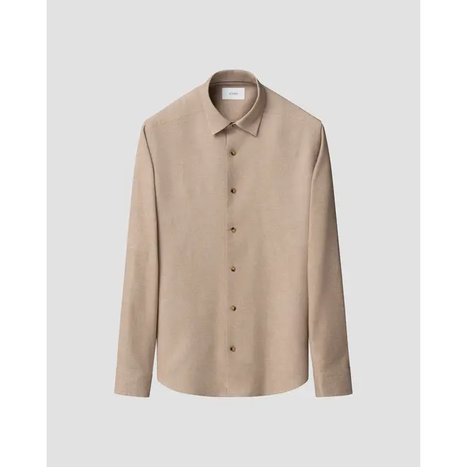 Chemise en flanelle marron ETON