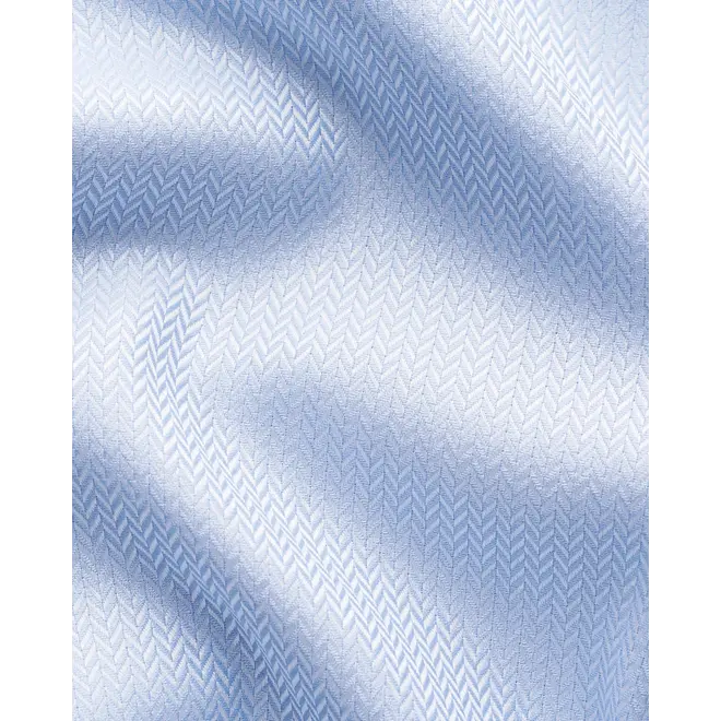 Chemise Signature Twill à chevrons bleus ETON