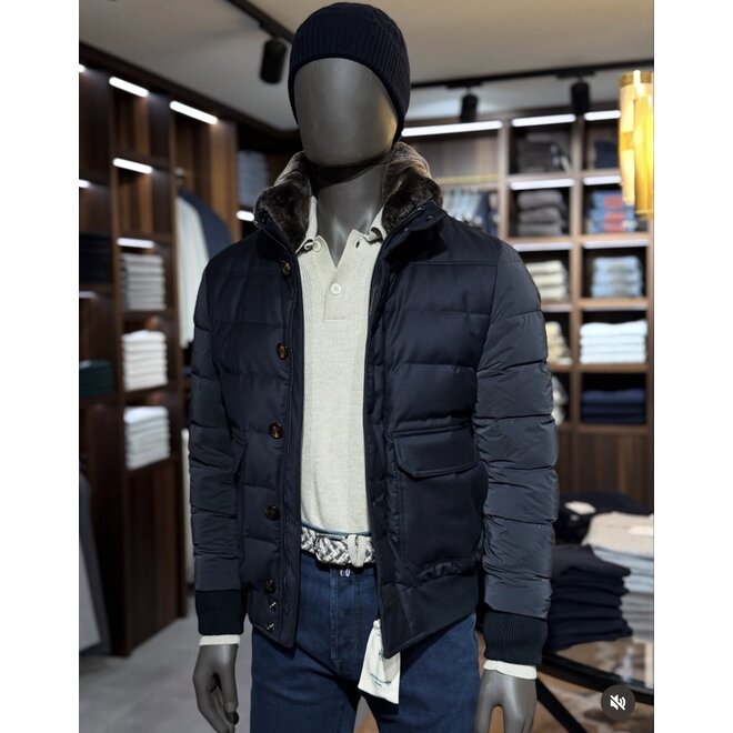 Veste Fantoni Blu Moorer
