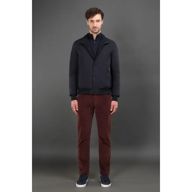 Veste Janos-pum dark blue MOORER