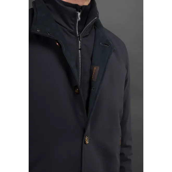 Veste Janos-pum dark blue MOORER