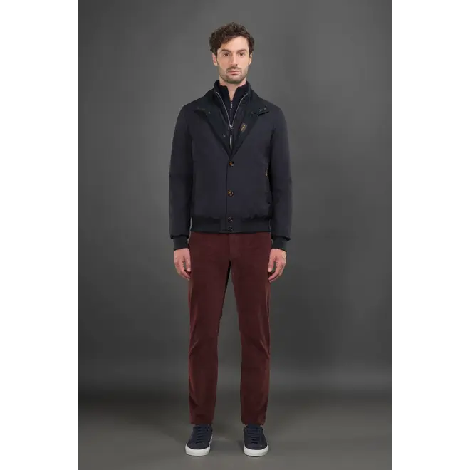 Veste Janos-pum dark blue MOORER