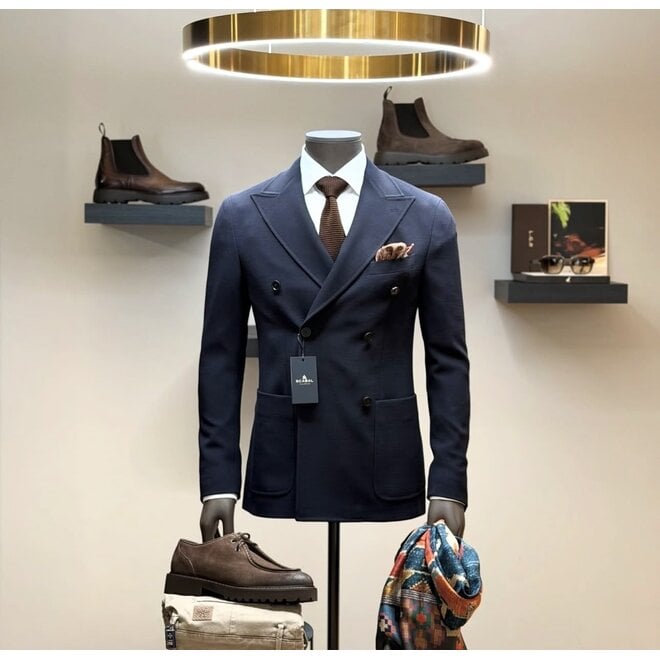 Blazer croisé Connect Blue Scabal