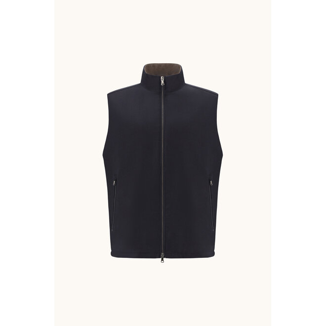 Veste laine loro piana rain system bleue Paul&shark