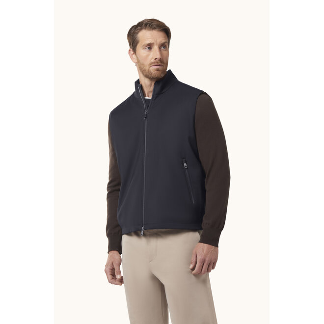 Veste laine loro piana rain system bleue Paul&shark
