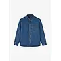 Surchemise ample en denim indigo délavé A.P.C