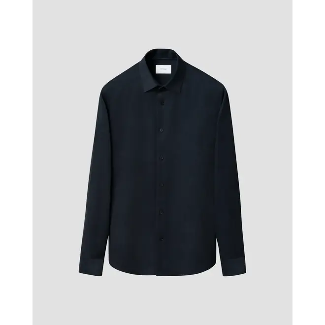 Chemise en velours côtelé bleu ETON