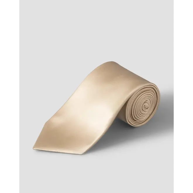 Cravate en soie Beige