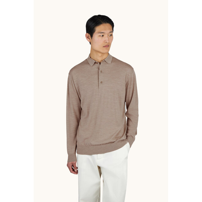 Polo Superfine Merino Wool BEIGE Paul & Shark
