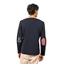 Pull col V baleine uni marine BERTHE