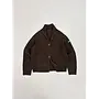 Badge Knit Cardigan Brown Flâneur