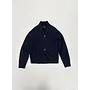 Badge Knit Cardigan Navy Flâneur