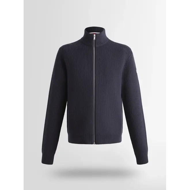 Gilet Corlen en Laine Bleu foncé Fusalp