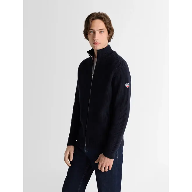 Gilet Corlen en Laine Bleu foncé Fusalp