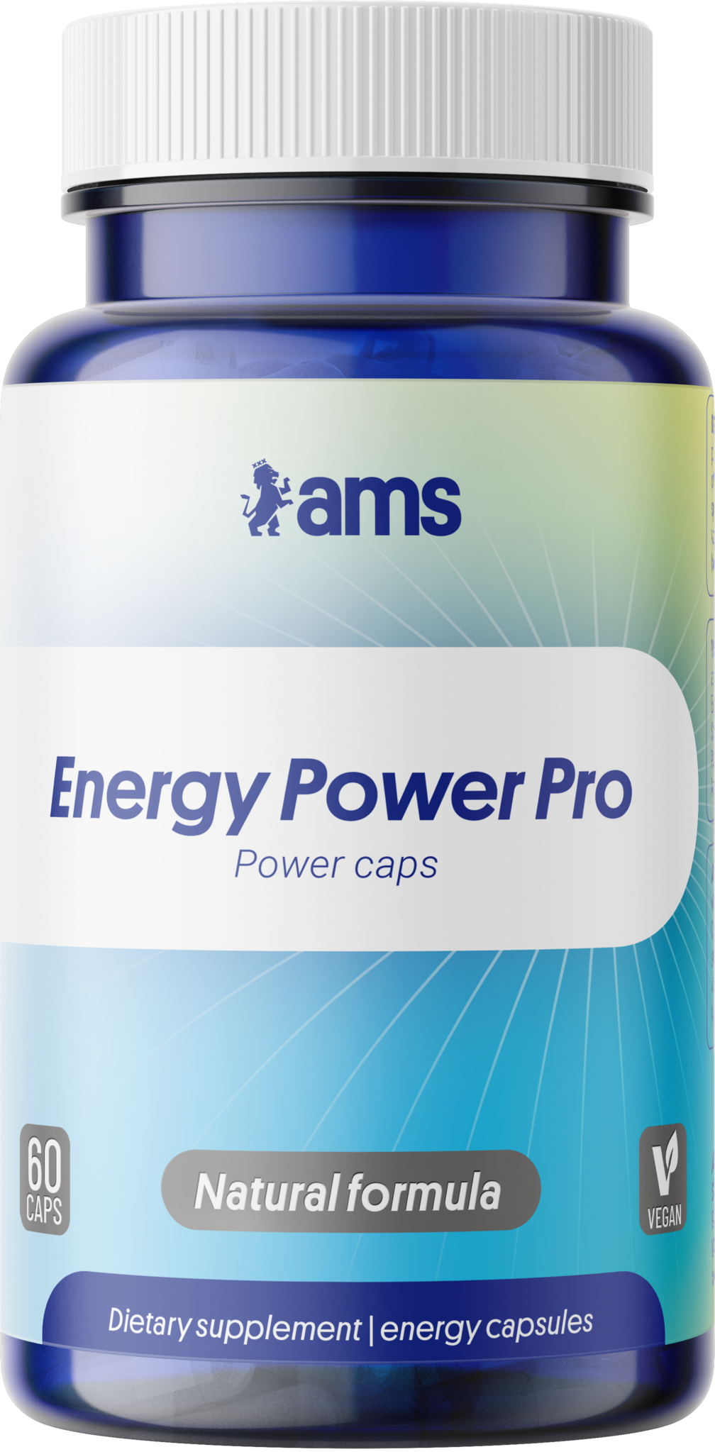 Energy Power Pro | Energie & Focus Booster | 60 Vegan Caps