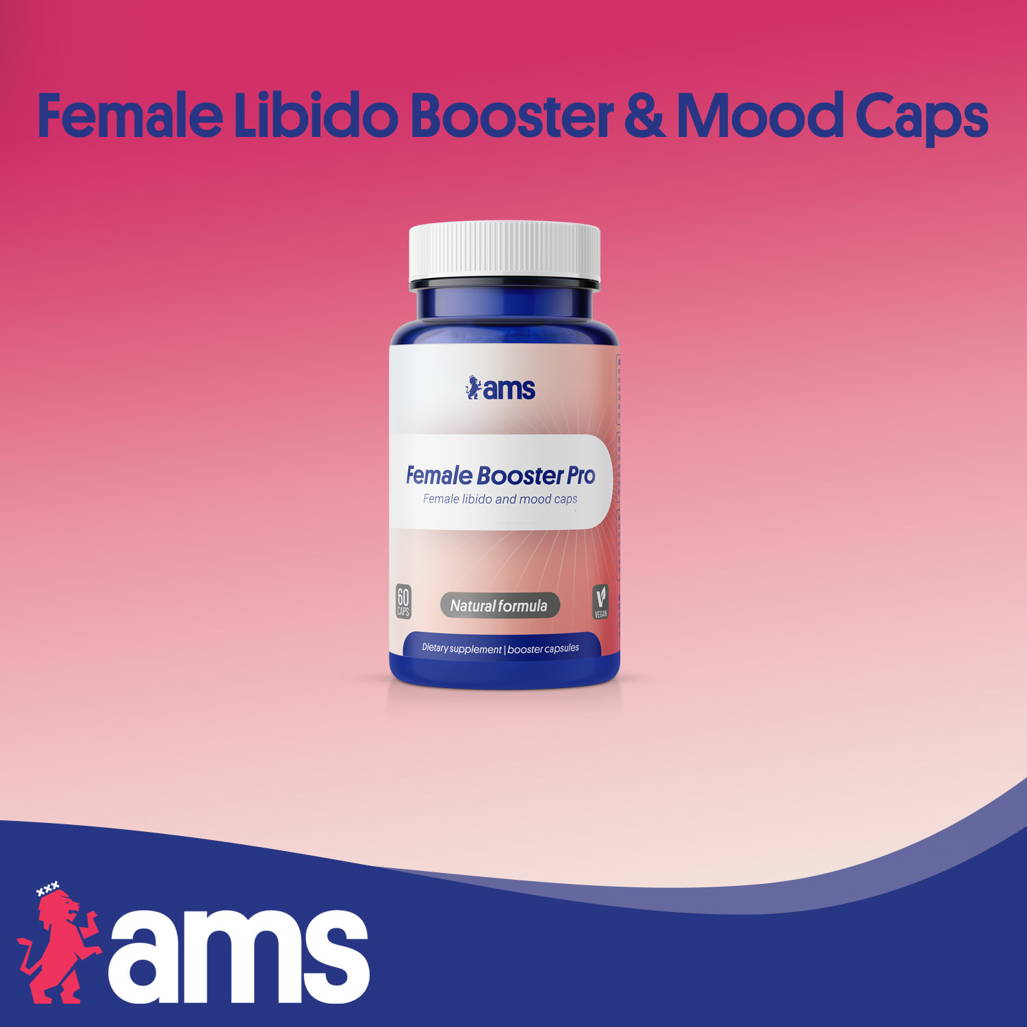 Female Booster Pro 60 Vegan Caps Female Libido Booster and Mood afbeelding