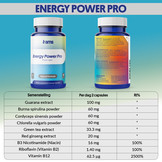 Energy Power Pro | Energie & Focus Booster | 60 Vegan Caps