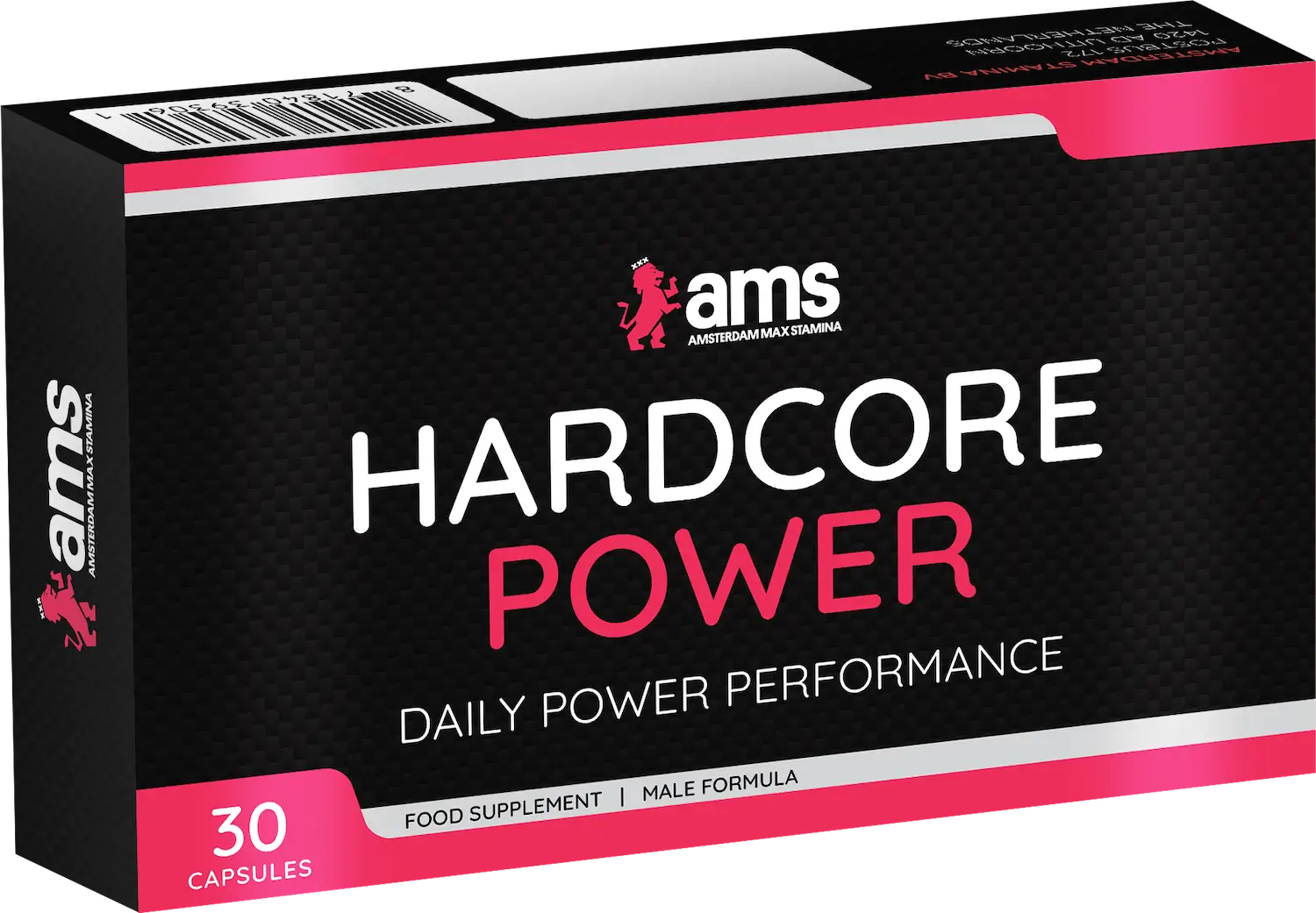 Hardcore Power – Erectie & Testosteron Booster | 1 Capsule per Dag | Natuurlijk & Krachtig | 1 maand kuur