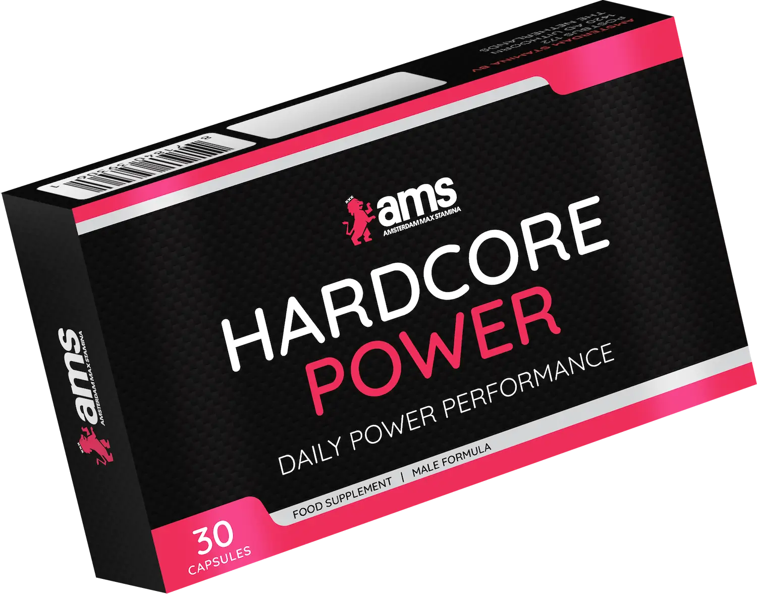 Hardcore Power – Erectie & Testosteron Booster | 1 Capsule per Dag | Natuurlijk & Krachtig | 1 maand kuur