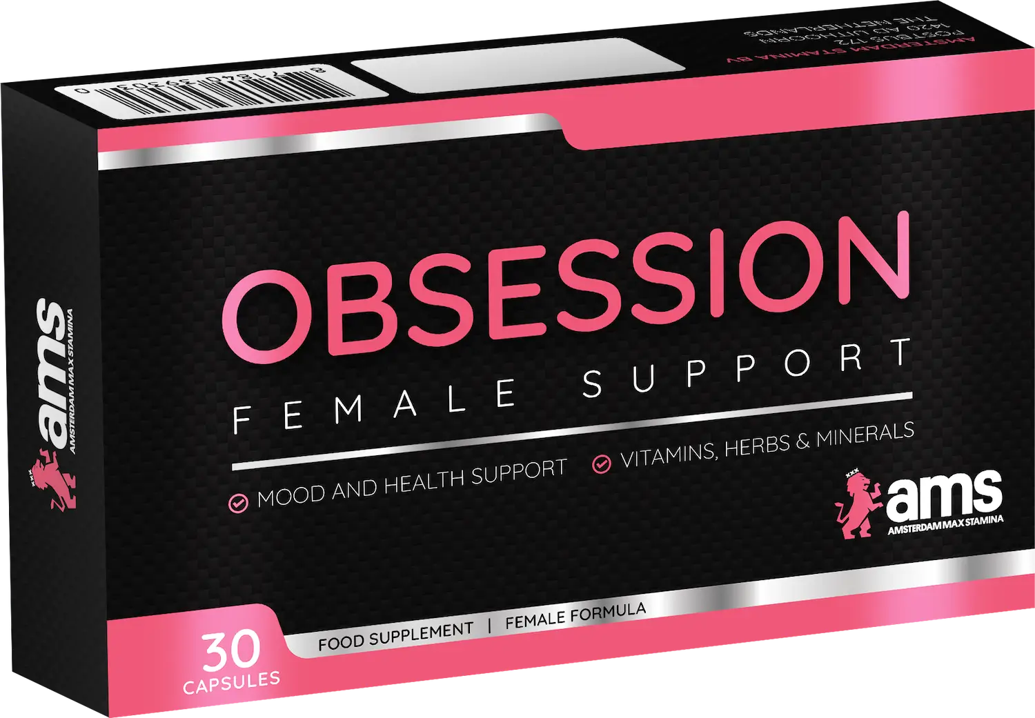 Obsession 30 caps - Libido – Gemoedstoestand -  Hormonale balans - Lustopwekker