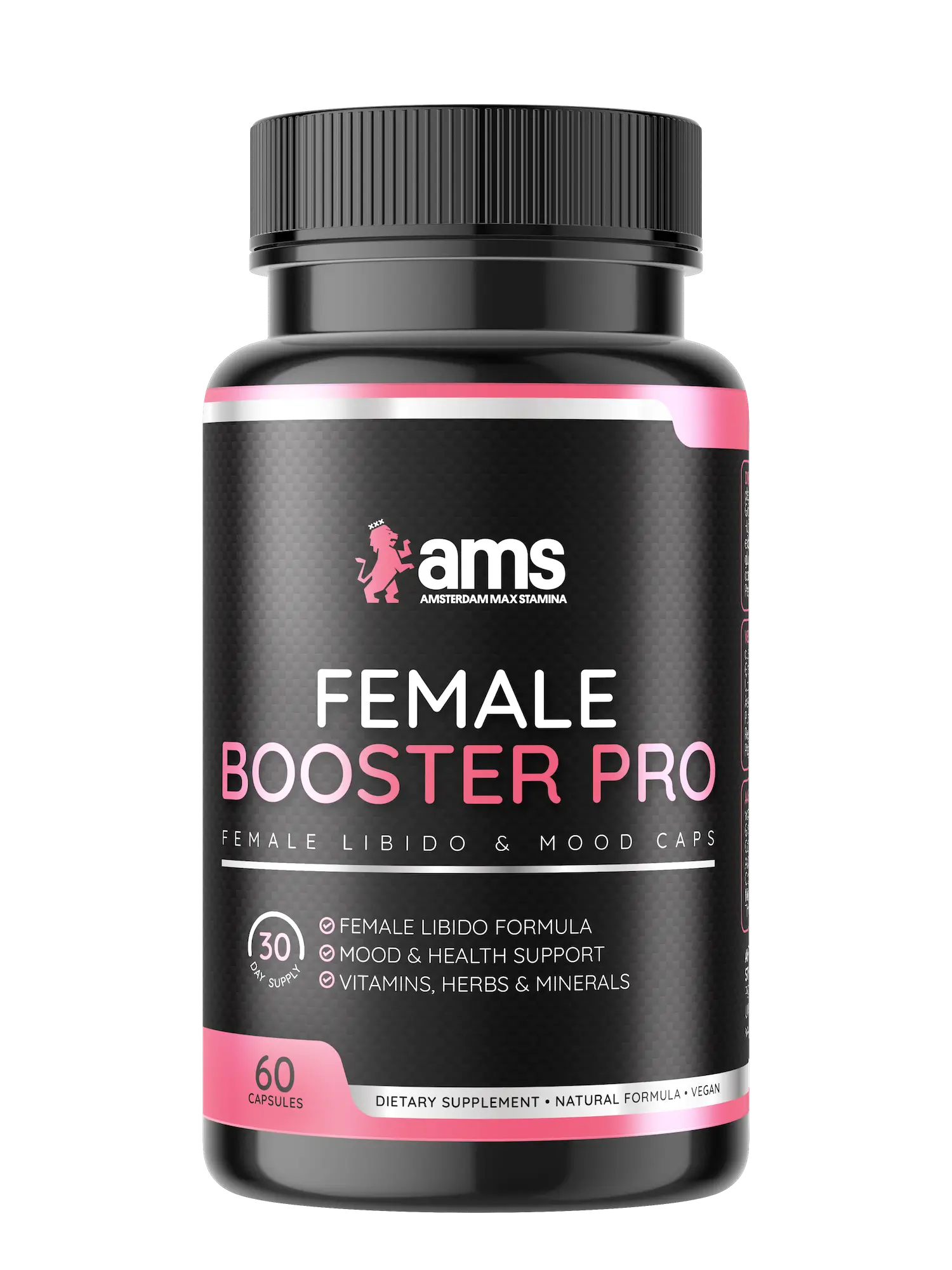 Female Booster Pro | 60 Vegan Caps | Female Libido Booster and Mood Caps