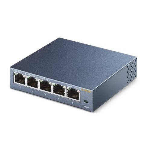 TP-Link TP-LINK TL-SG105 Unmanaged Gigabit Ethernet (10/100/1000) Zwart