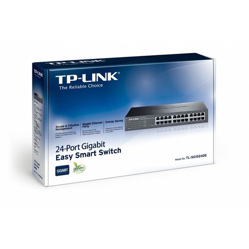 TP-Link TP-LINK TL-SG1024DE Managed L2 Gigabit Ethernet (10/100/1000) Zwart