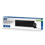 ACT AC5700 toetsenbord RF Draadloos QWERTY US International Zwart