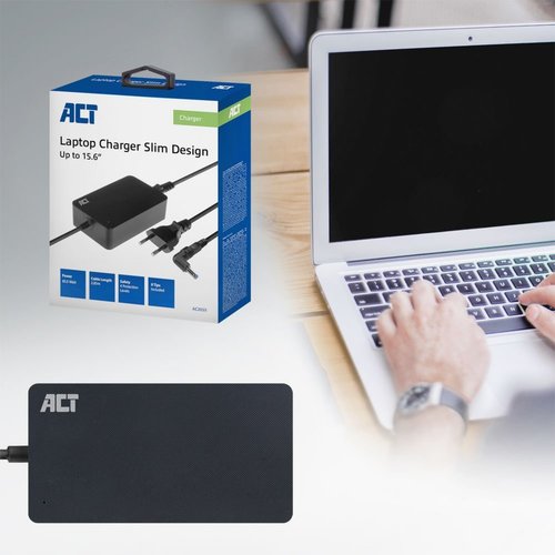 ACT AC2055 netvoeding & inverter Binnen 65 W Zwart