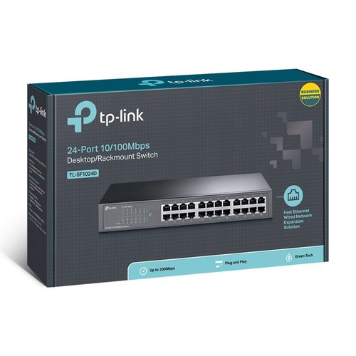 TP-Link TP-LINK TL-SF1024D netwerk-switch Fast Ethernet (10/100) Zwart