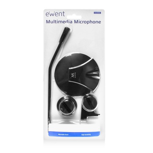 Ewent EW3550 microfoon Zwart PC-microfoon