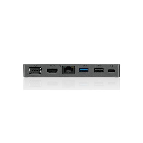 Lenovo 4X90S92381 notebook dock & poortreplicator Bedraad USB 3.2 Gen 1 (3.1 Gen 1) Type-C Grijs